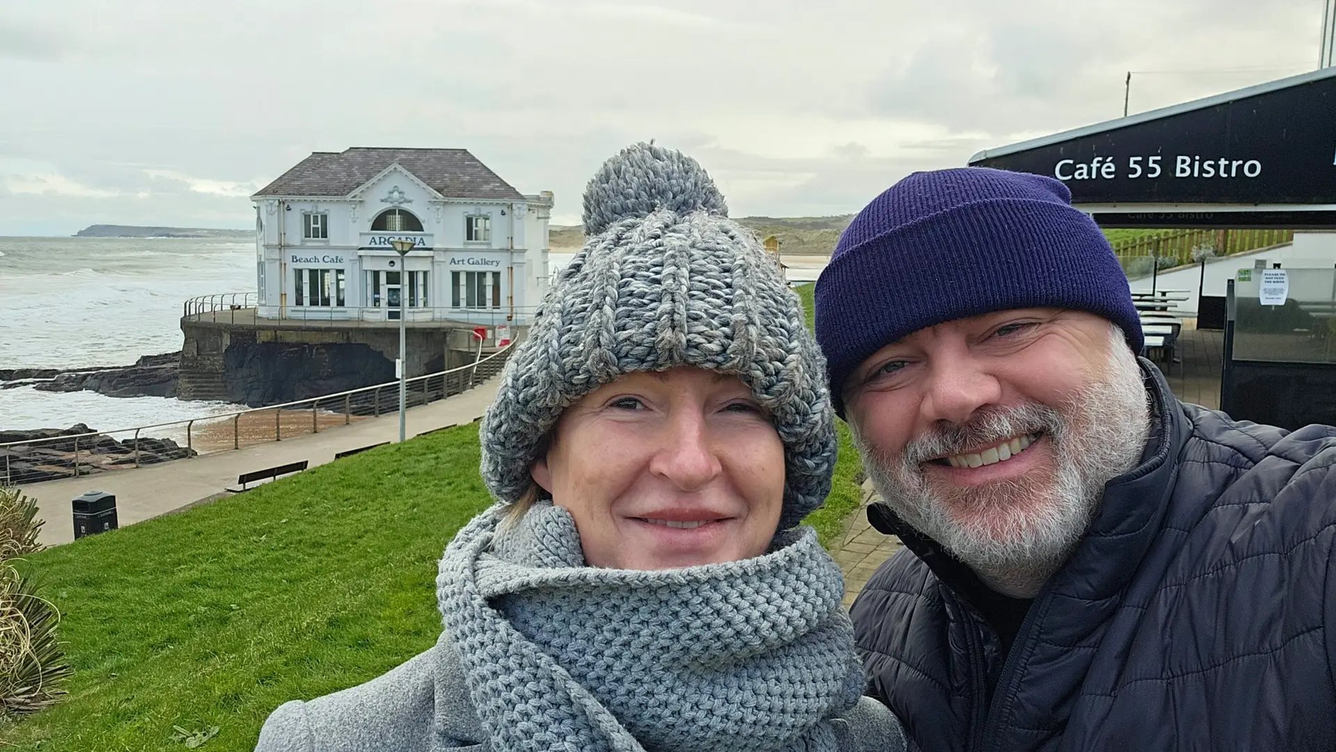 A selfie of Kathy & Darron taken in 2024, Portrush, County Antrim. - DigitalNomadNI