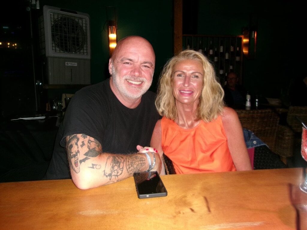Darron & Kathy on holiday in Corfu